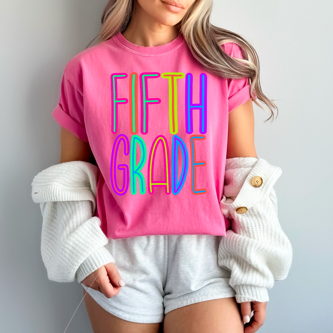 Back To School Brights DTF Print