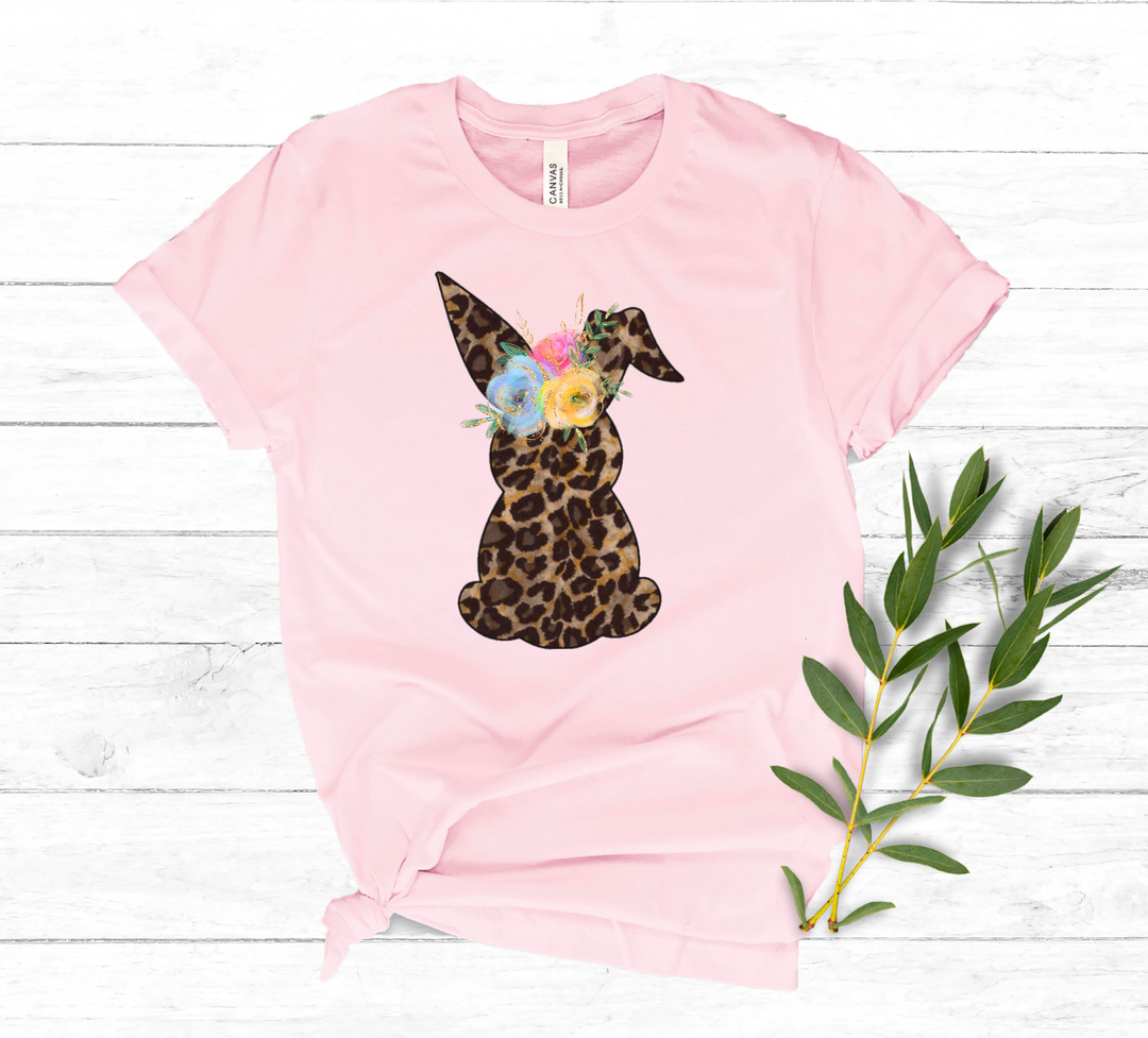 Leopard Bunny DTF Print