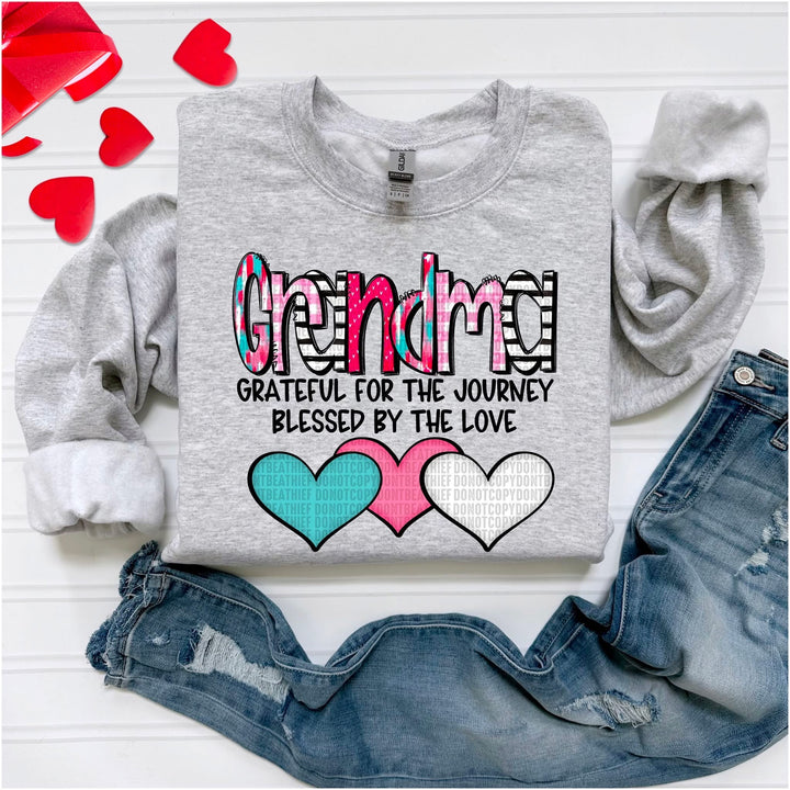 Grateful For The Journey Names DTF Print