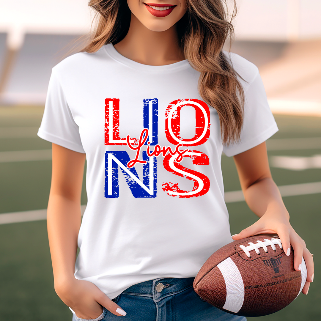 Lions DTF Print