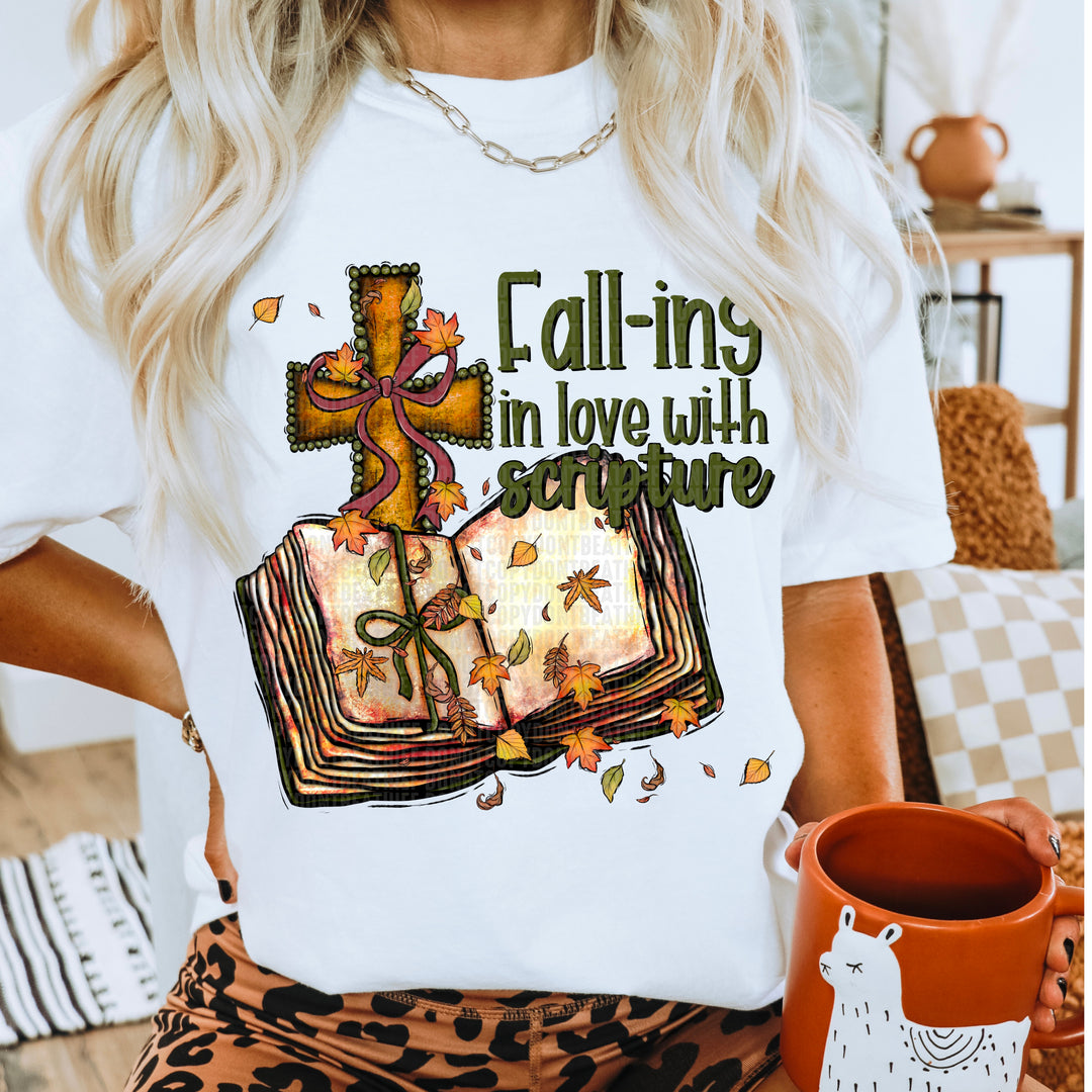 Falling In Love With Scripture DTF Print