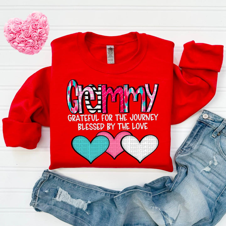 Grateful For The Journey Names DTF Print