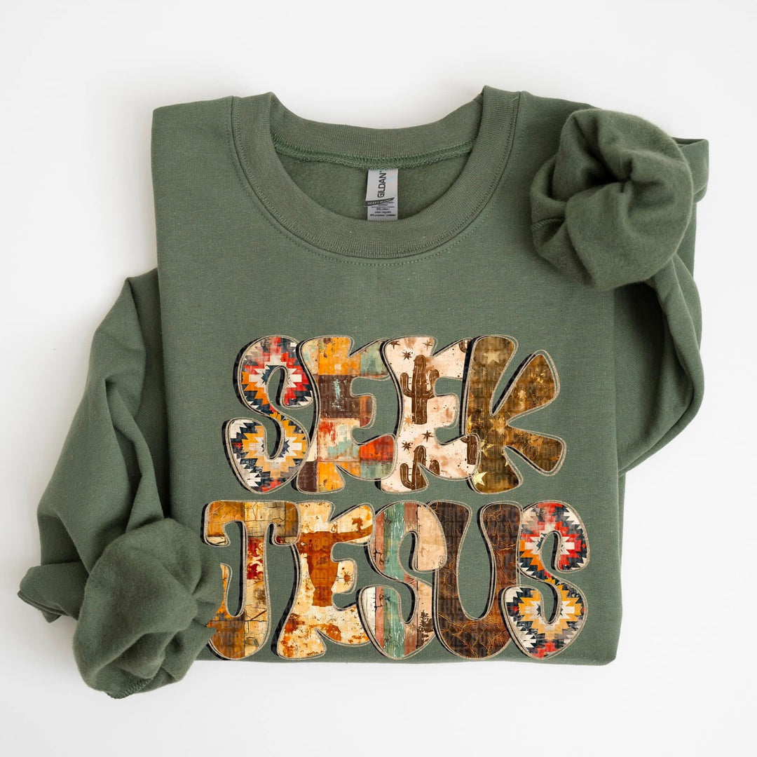 Seek Jesus DTF Print