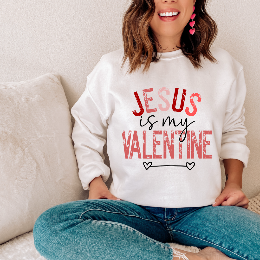 Jesus Is My Valentine DTF Print