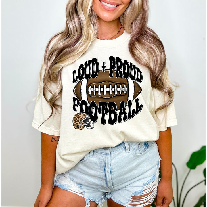 Loud And Proud Football DTF Print