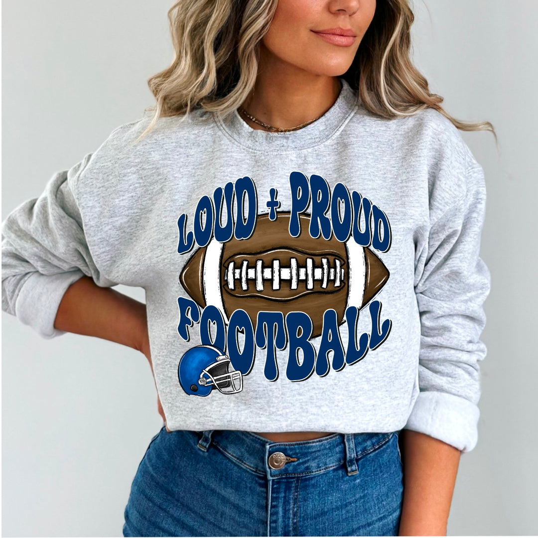 Loud And Proud Football DTF Print