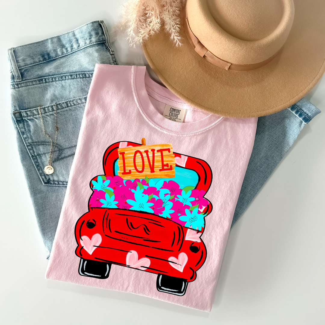 Love Truck DTF Print