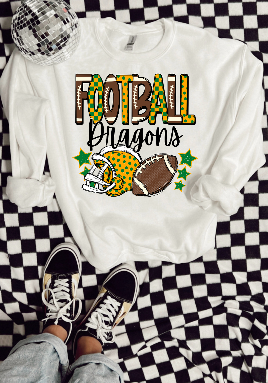 Dragons Football DTF Print