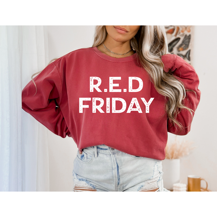 Red Friday DTF Print