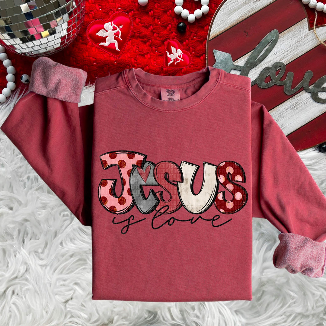 Jesus Is Love DTF Print