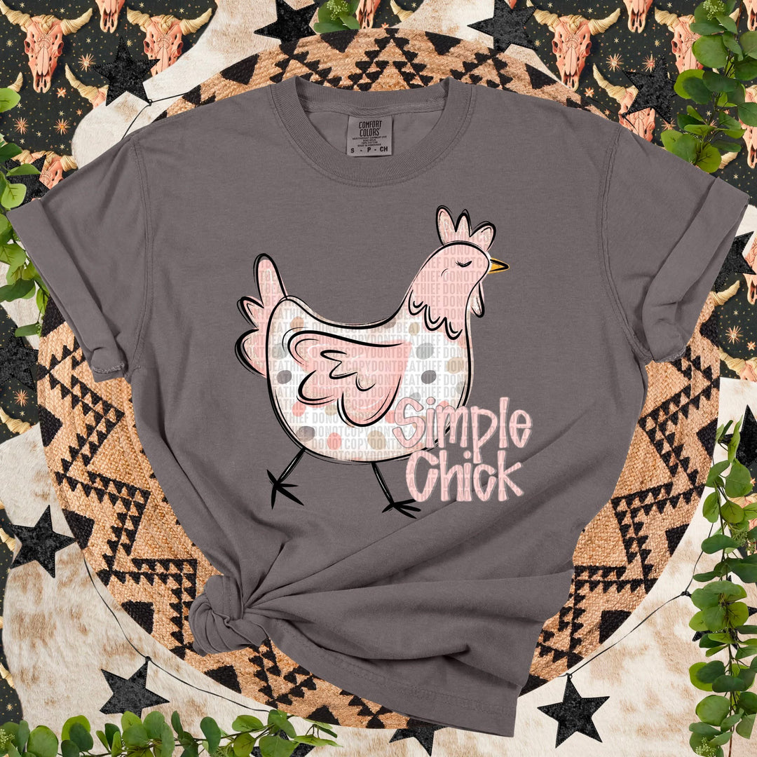 Simple Chick DTF Print