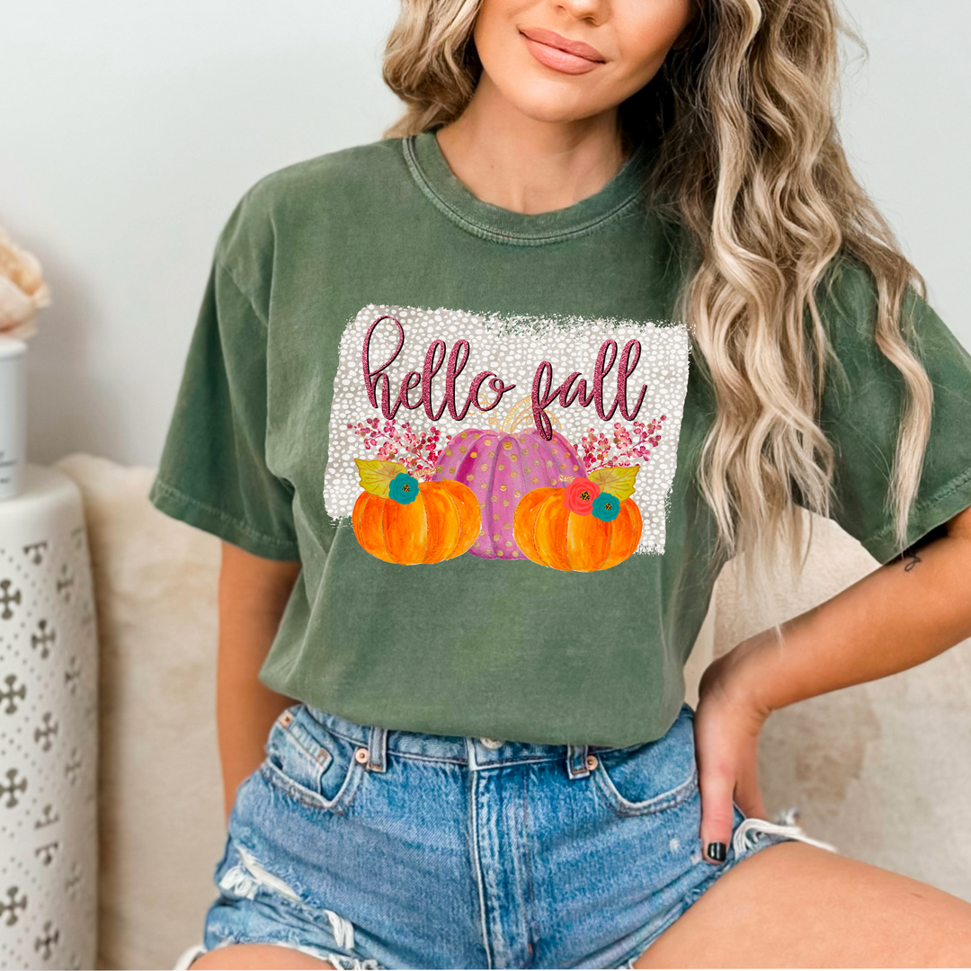 Hello Fall DTF Print