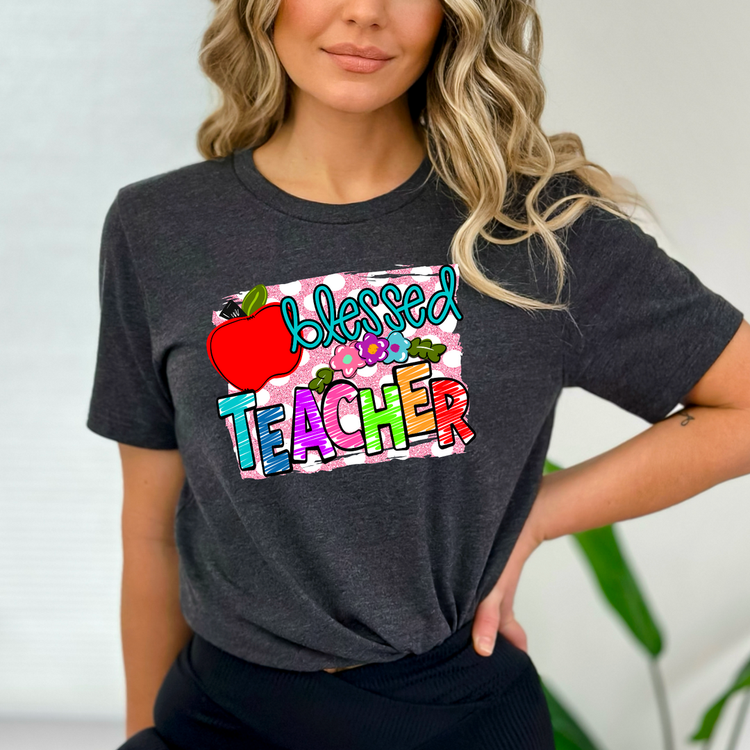 Blessed Teacher DTF Print