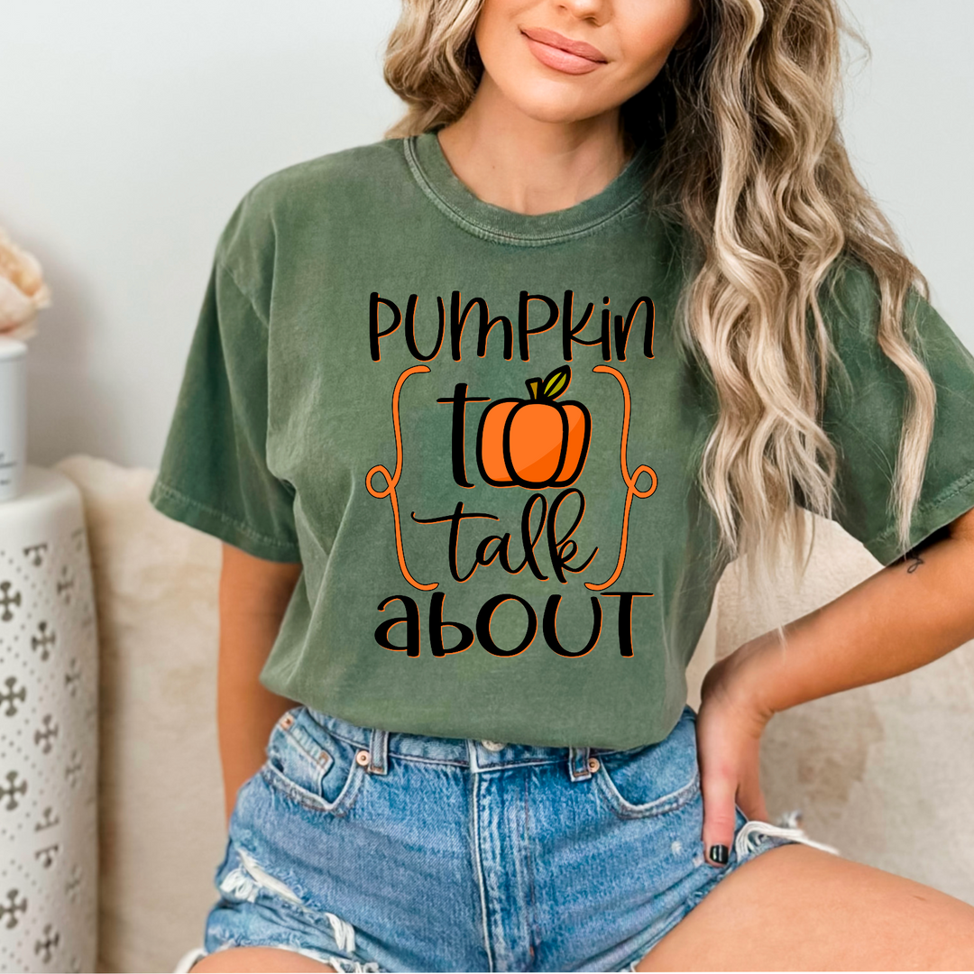 Pumpkin To Talk About DTF Print