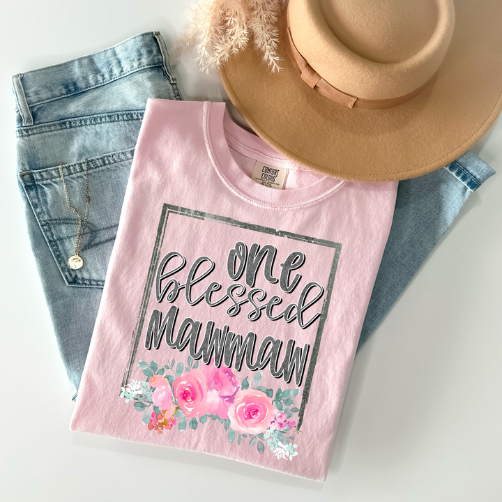 One Blessed Mama DTF Print