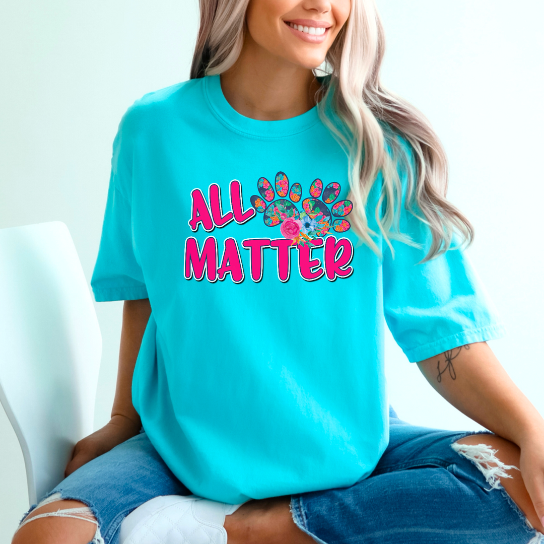 All Paws Matter DTF Print