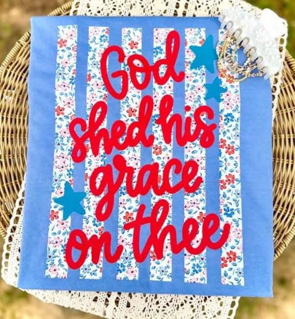 God Shed His Grace On Thee Printed Tee