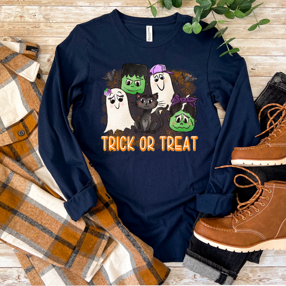 Halloween Friends Trick Or Treat DTF Print