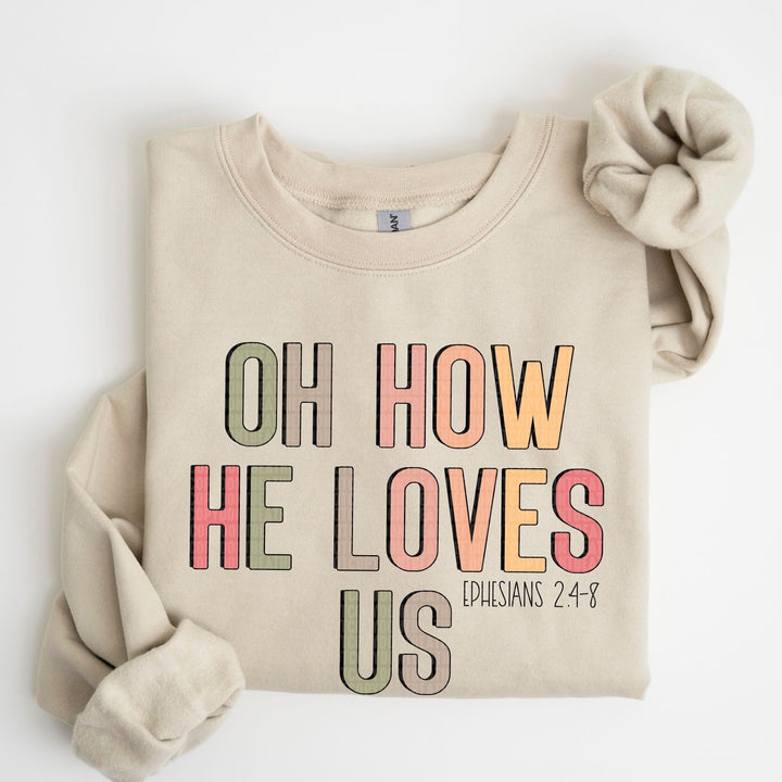 Oh How He Loves Us DTF Print