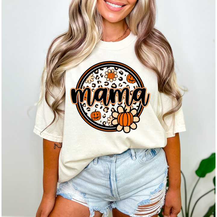 Pumpkin Name Circle DTF Print