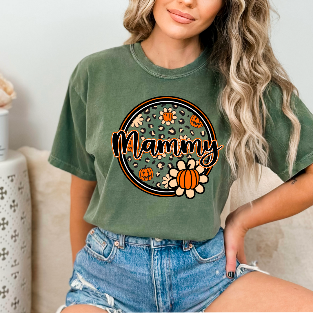 Pumpkin Name Circle DTF Print