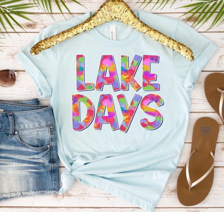 Colorful Summer Themed Days DTF Print