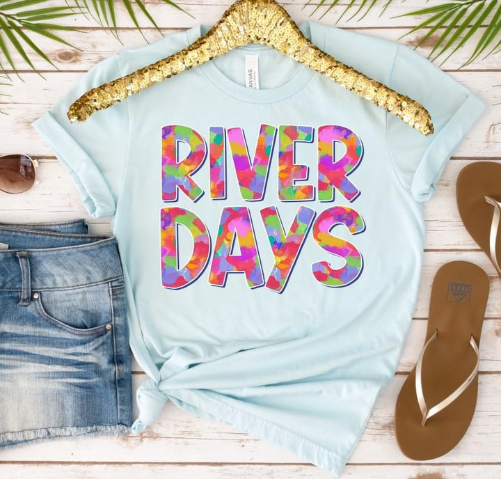 Colorful Summer Themed Days DTF Print