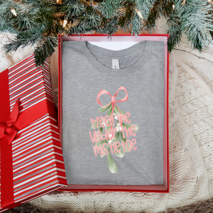 Meet Me Under The Mistletoe DTF Print