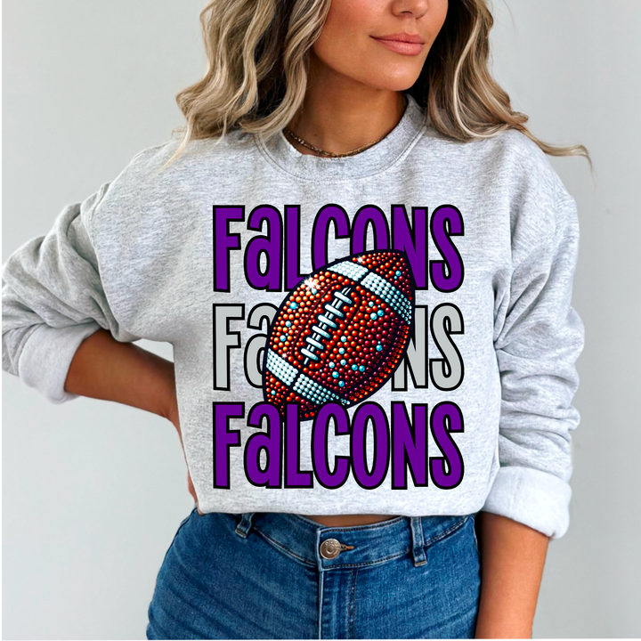 Bling Football Teams DTF Print