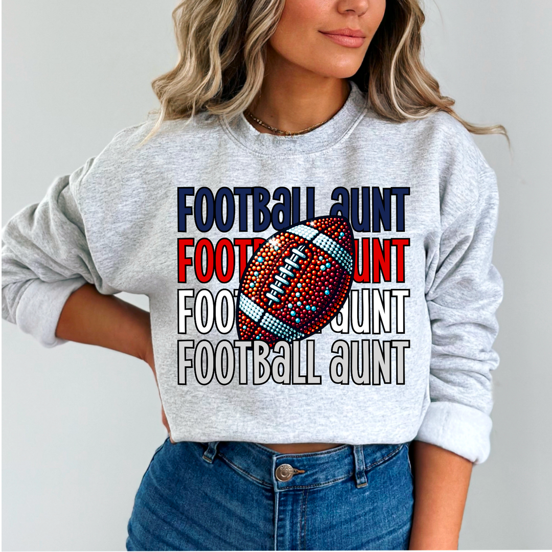 Bling Football Titles DTF Print