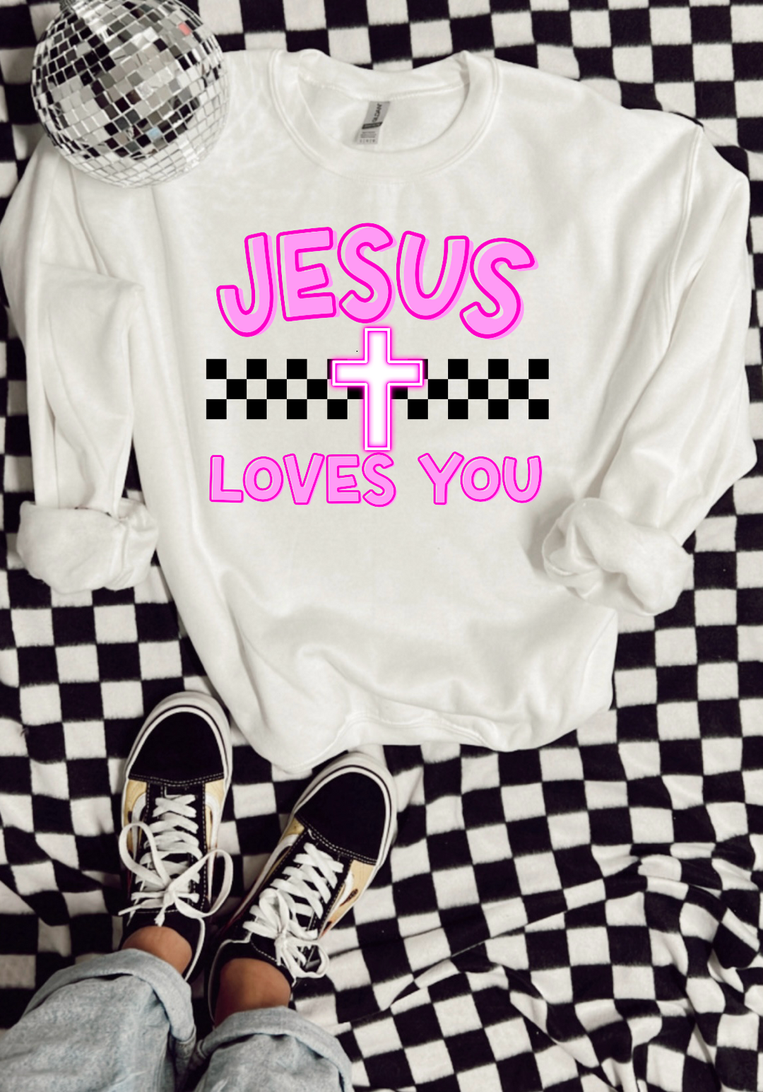 Jesus Loves Me DTF Print