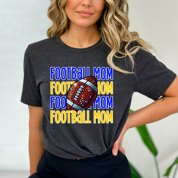 Bling Football Titles DTF Print