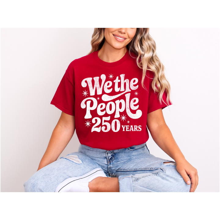 We The People DTF Grunge Print