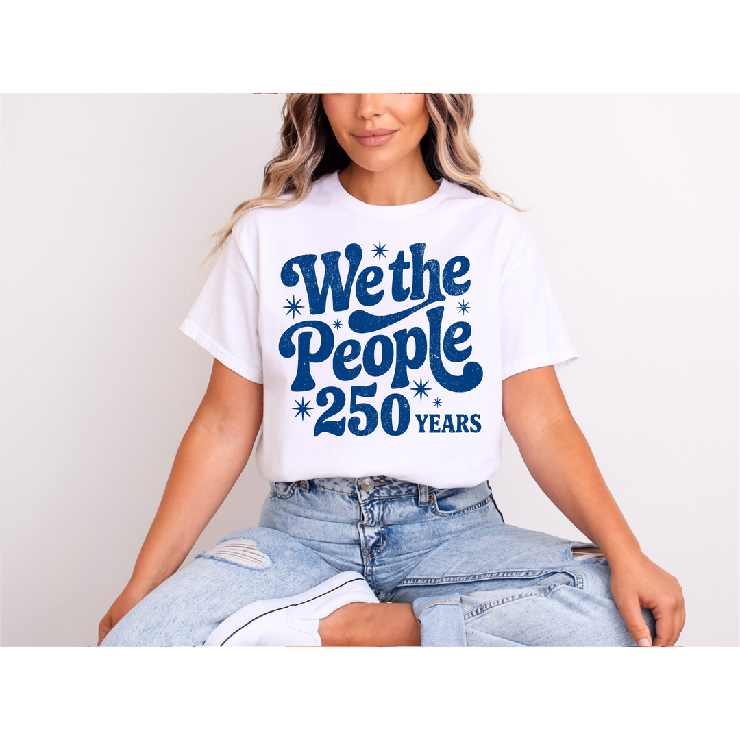 We The People DTF Grunge Print