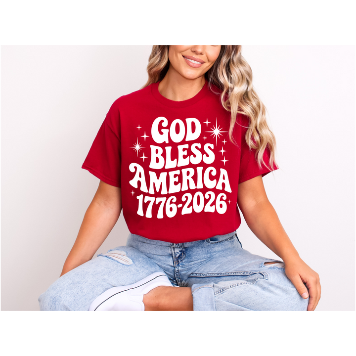 God Bless America DTF Print