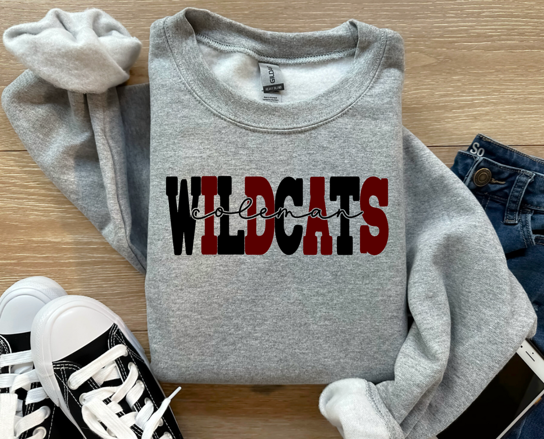 Coleman Wildcats DTF Print