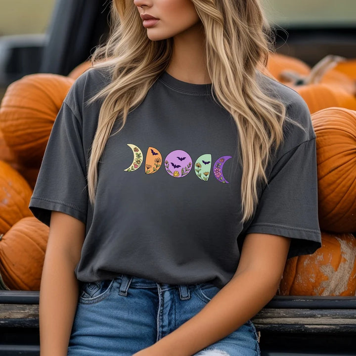 Halloween Moon Phases DTF Print