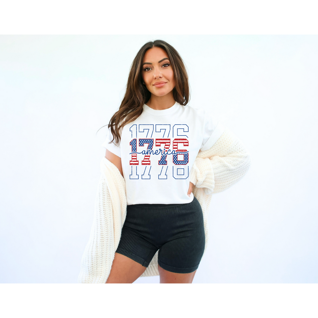 1776 America DTF Print