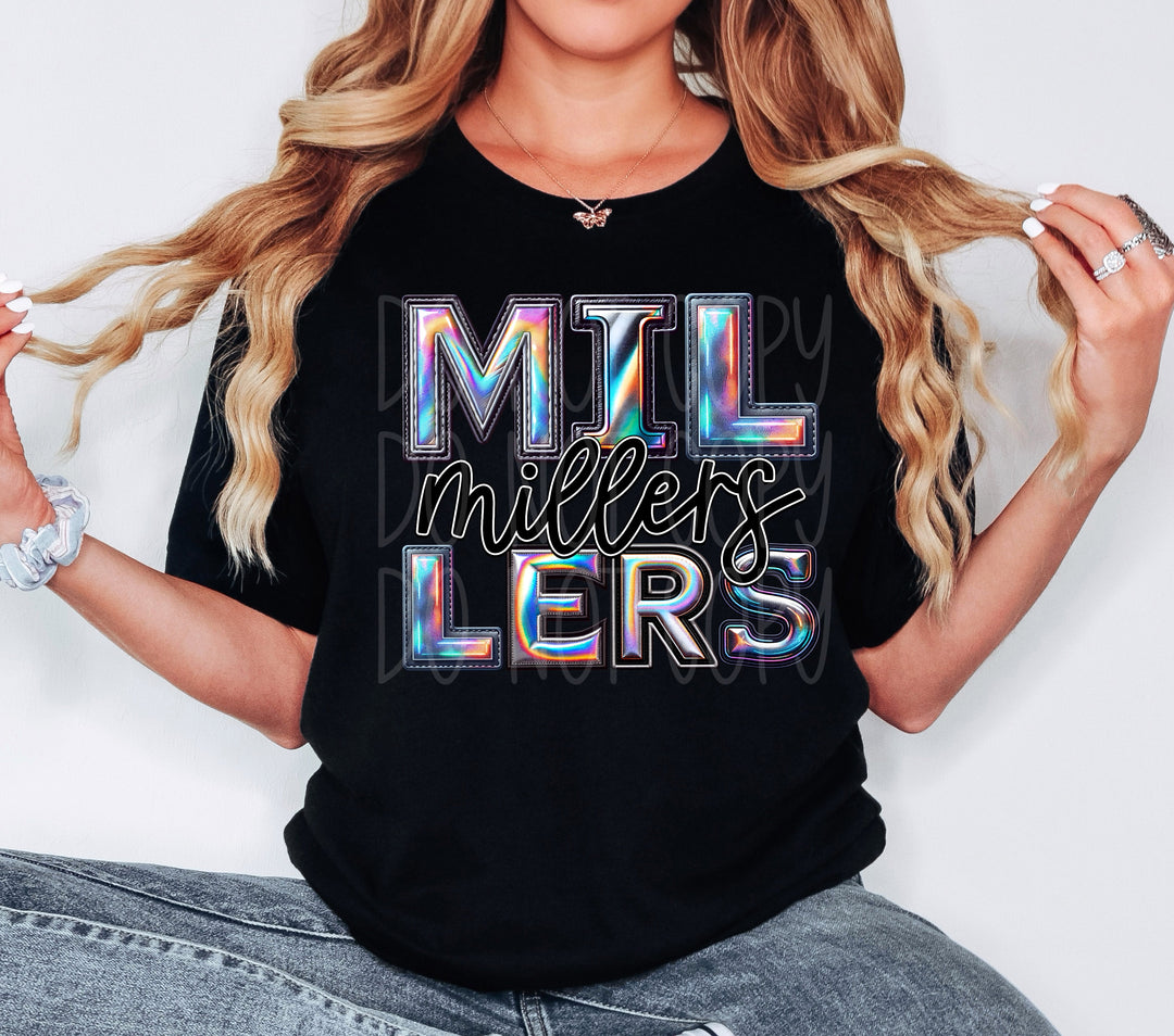 Holographic Mascots (T-Z) DTF TODDLER Print