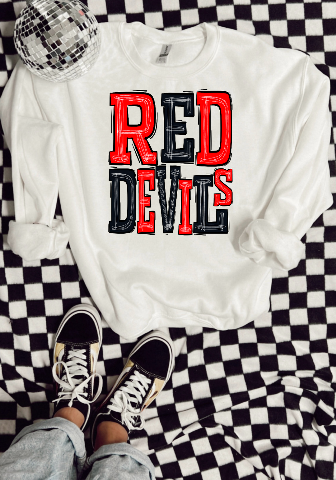 Red Devils DTF Print