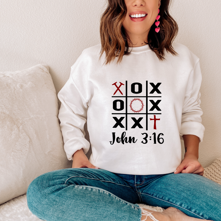 John 3:16 Tic-Tac-Toe DTF Print