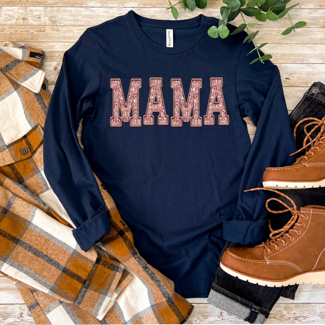 Mama Faux Stitch DTF Print