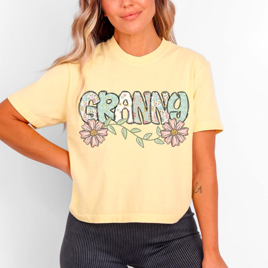 Floral Names DTF Print