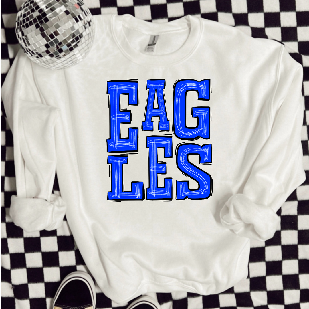 Eagles (Royal Blue) DTF Print