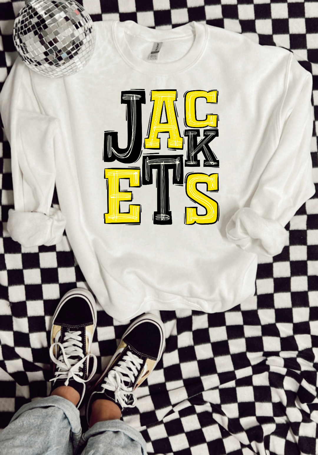 Jackets (Black & Yellow) DTF Print