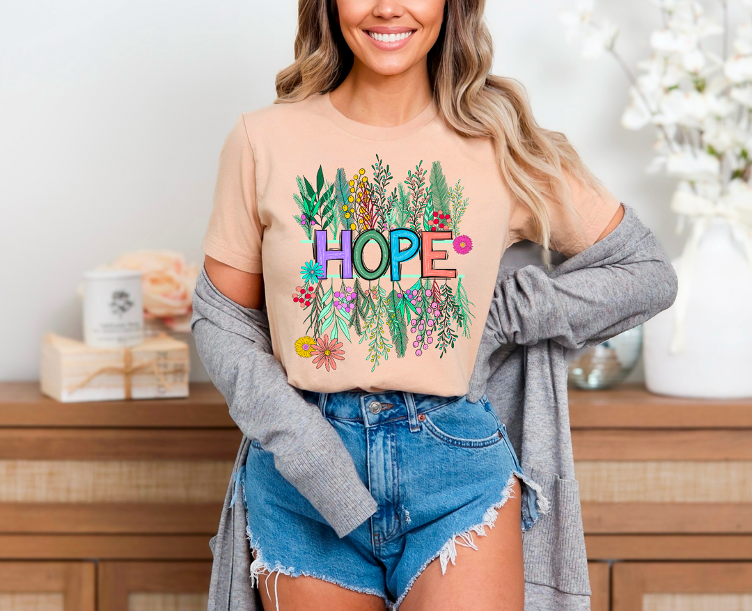 Hope Wild Flowers DTF Print