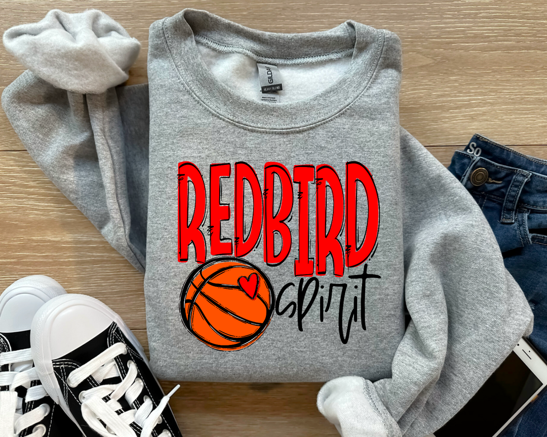 Redbird Spirit (Basketball) DTF Print