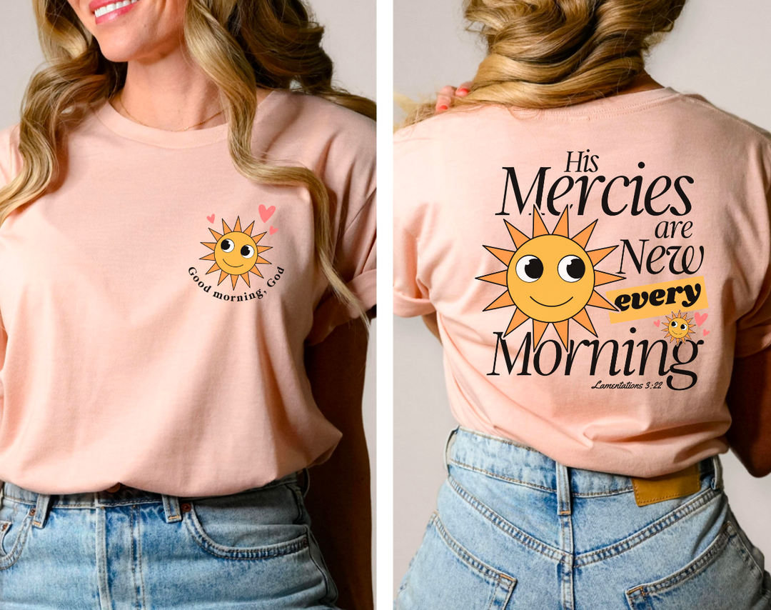 His Mercies Are New Every Morning SET DTF Print