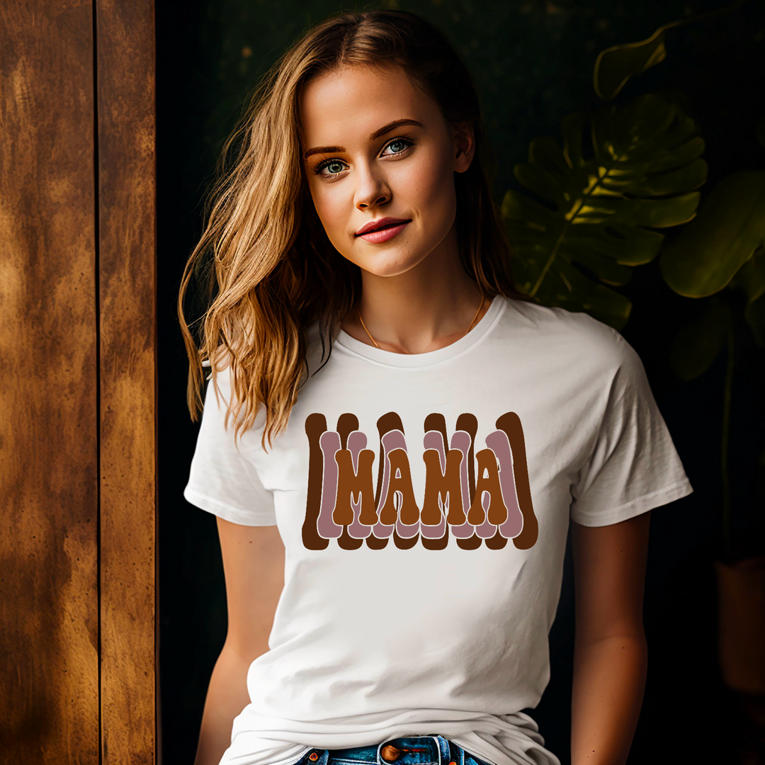 Mama Stacked DTF Print