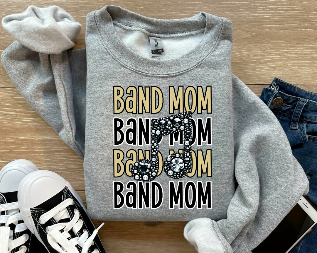 Band Mom (Gold) DTF Print